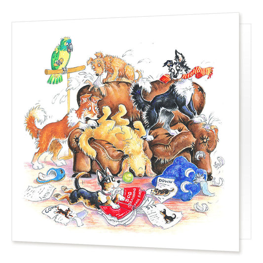 "Ripping Up The Rule Book" Greetings Card | Great Stuff from Cardtoons