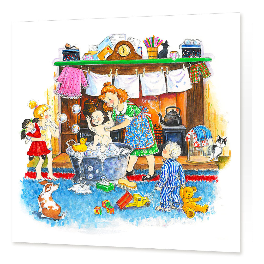 "Bath Time" Greetings Card | Great Stuff from Cardtoons