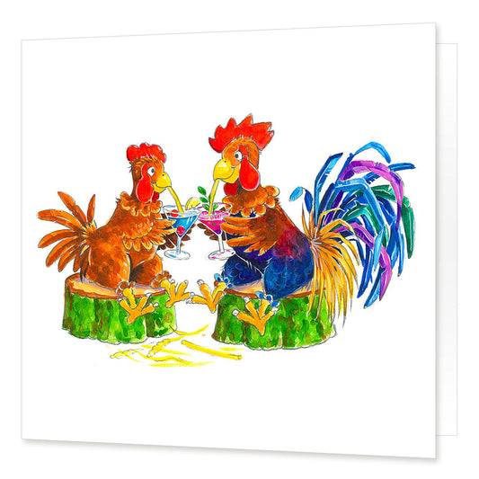 "Cocktails For Two" Greetings Card | Great Stuff from Cardtoons