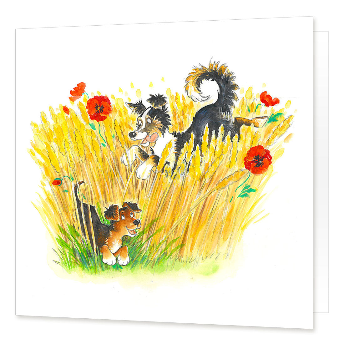 "Poppy Dogs" Greetings Card | Great Stuff from Cardtoons