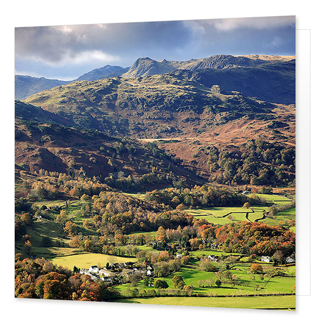 Langdales & Grasmere greetings card © David Tarn from Cardtoons