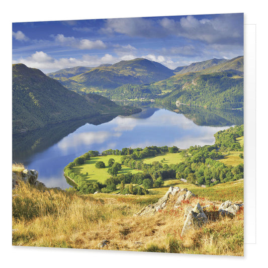 Ullswater from Gowbarrow greetings card from the Landmark Photographic range by Cardtoons