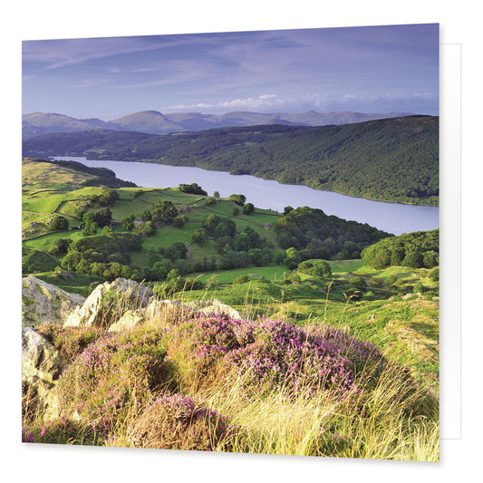 Coniston Water greetings card from the Landmark Photographic range by Cardtoons