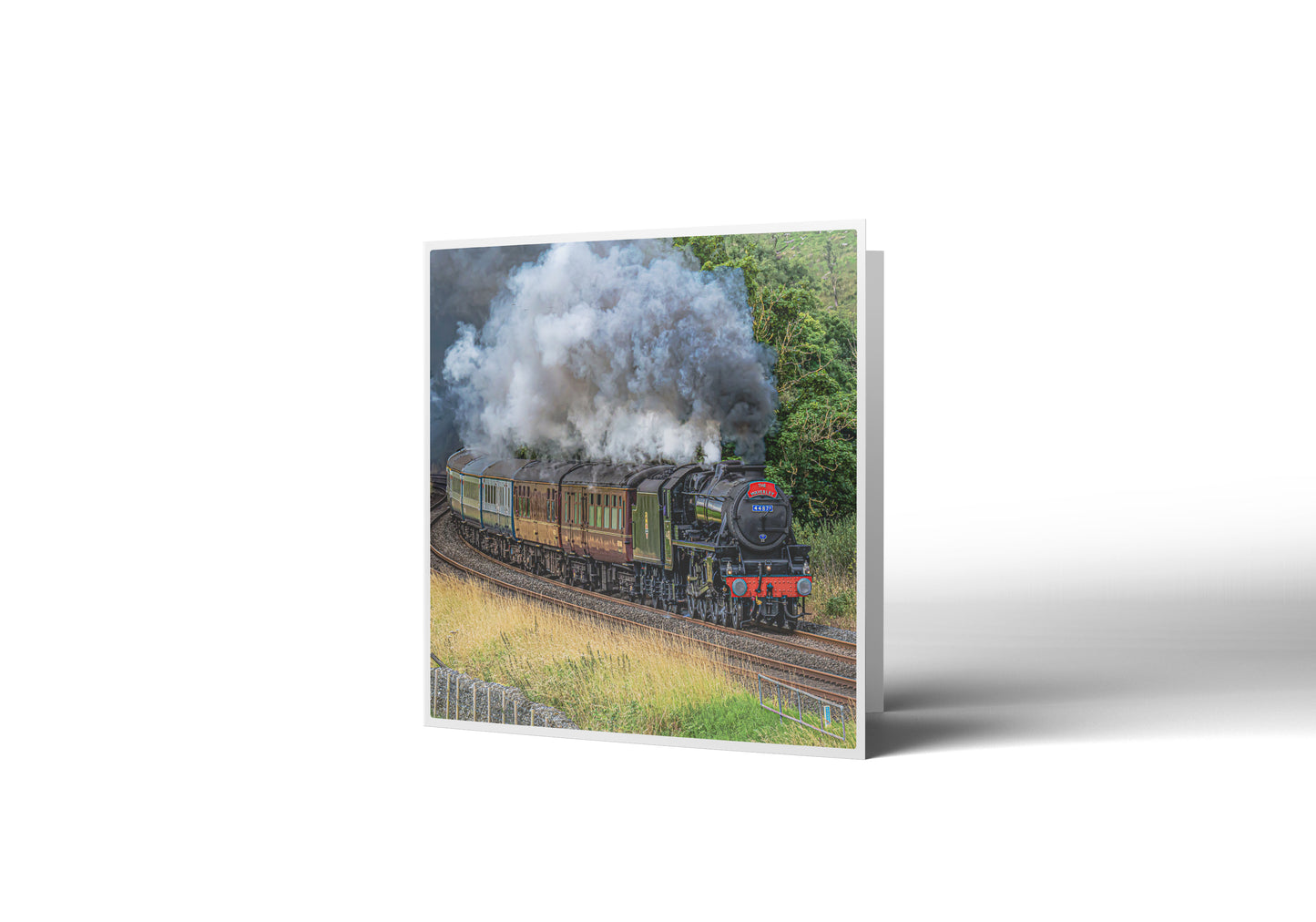 Full Steam Ahead! Greetings Card
