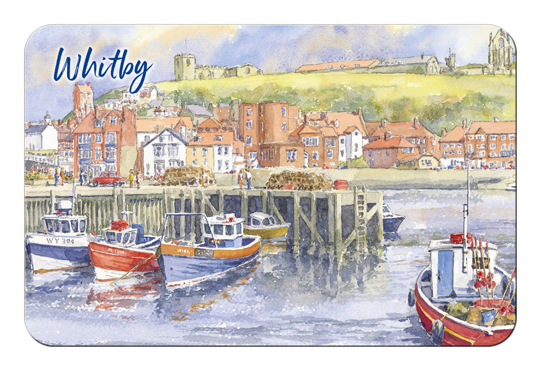 watercolour of Whitby Bay in Yorkshire
