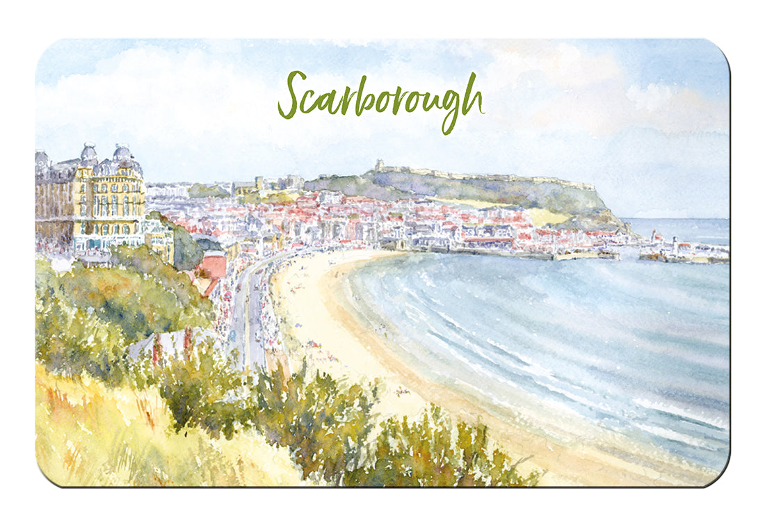 Scarborough Watercolour Fridge Magnet for trade & wholesale