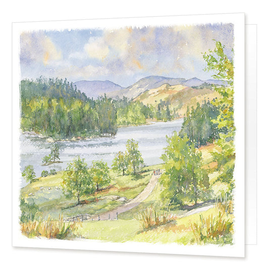 Tarn Hows greetings card | Great Stuff from Cardtoons