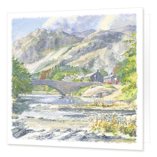 Grange-in-Borrowdale greetings card | Great Stuff from Cardtoons