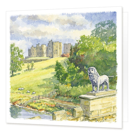 Alnwick Castle Greetings Card | Great Stuff from Cardtoons