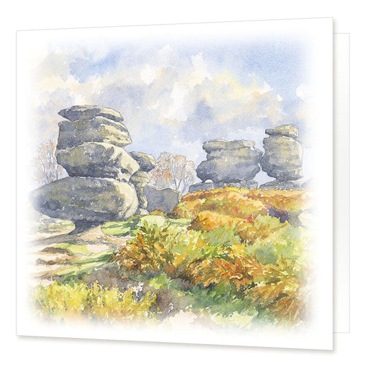 Brimham Rocks greetings card | Great Stuff from Cardtoons