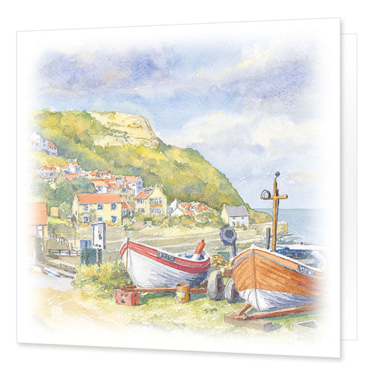 Runswick Bay greetings card | Great Stuff from Cardtoons