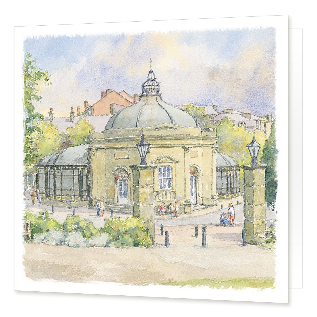 Royal Pump Rooms, Harrogate greetings card | Great Stuff from Cardtoons