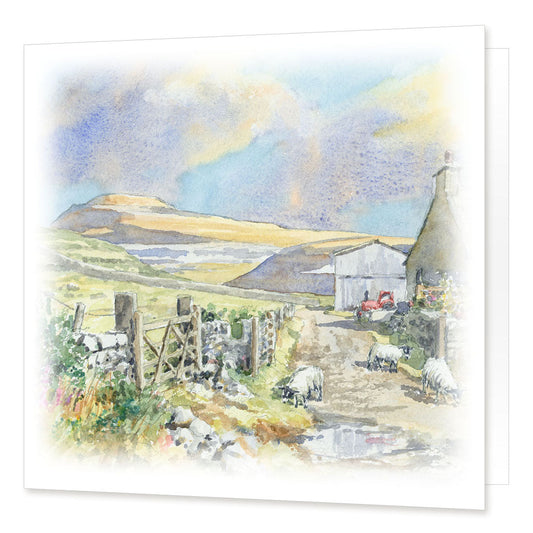 Ingleborough greetings card | Great Stuff from Cardtoons