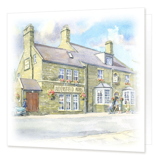 Aidensfield Arms Greetings Card | Great Stuff from Cardtoons