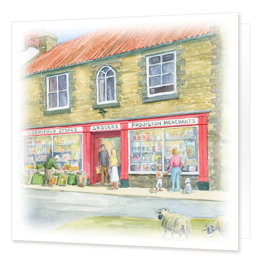 Aidensfield Stores Greetings Card | Great Stuff from Cardtoons