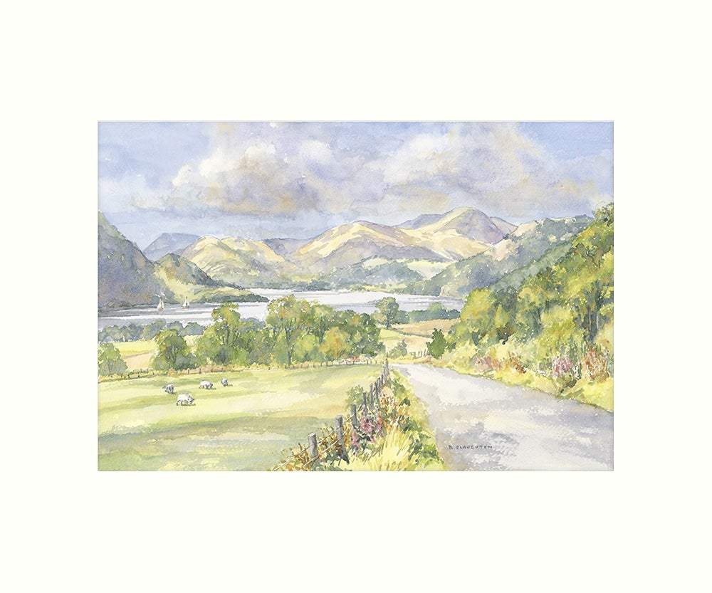 Ullswater art print - Great Stuff from Cardtoons