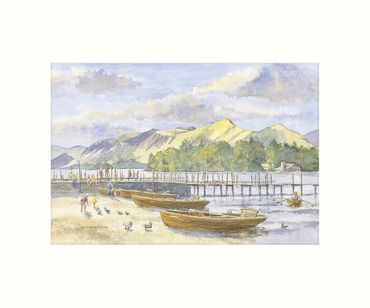 Derwent Water art print | Great Stuff from Cardtoons