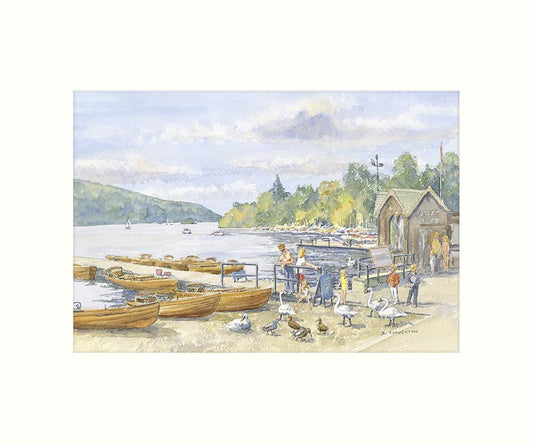 Bowness-on-Windermere art print | Great Stuff from Cardtoons