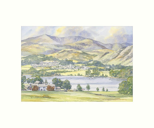 Coniston Water art print | Great Stuff from Cardtoons