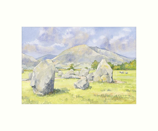 Castlerigg art print | Great Stuff from Cardtoons