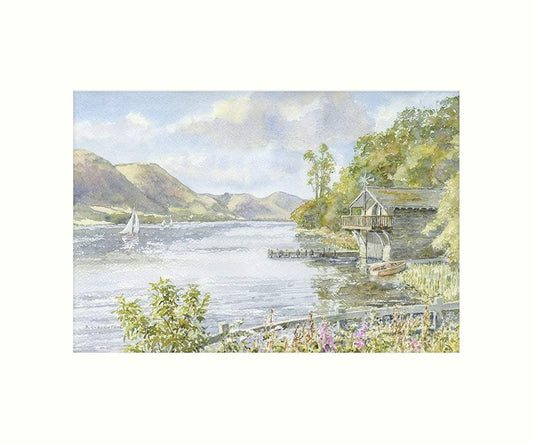 Ullswater art print - Great Stuff from Cardtoons