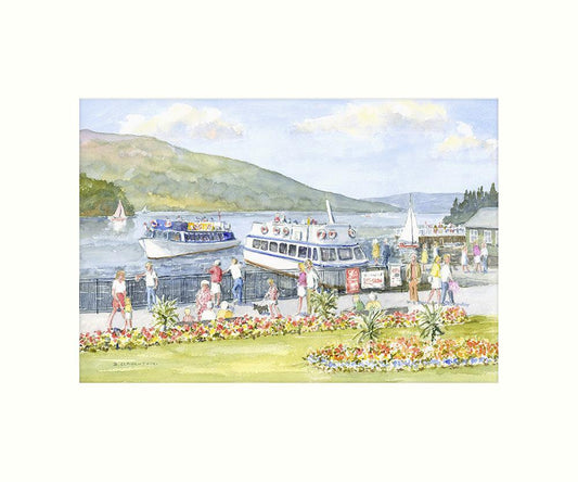 Bowness-on-Windermere art print | Great Stuff from Cardtoons