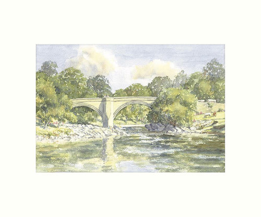 Devil's Bridge, Kirkby Lonsdale art print | Great Stuff from Cardtoons