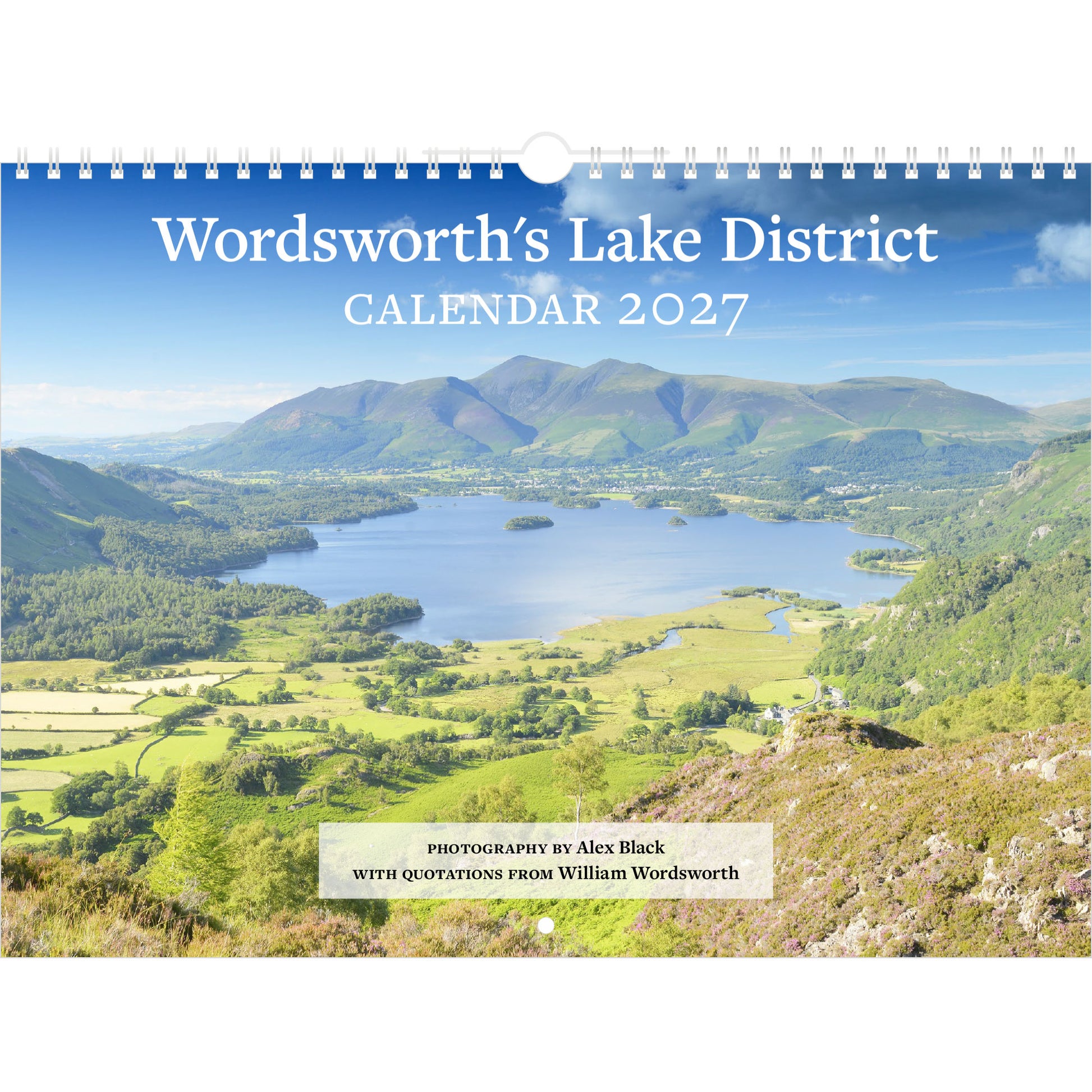 Wordsworth's Lake District Calendar 2027 - Front Cover