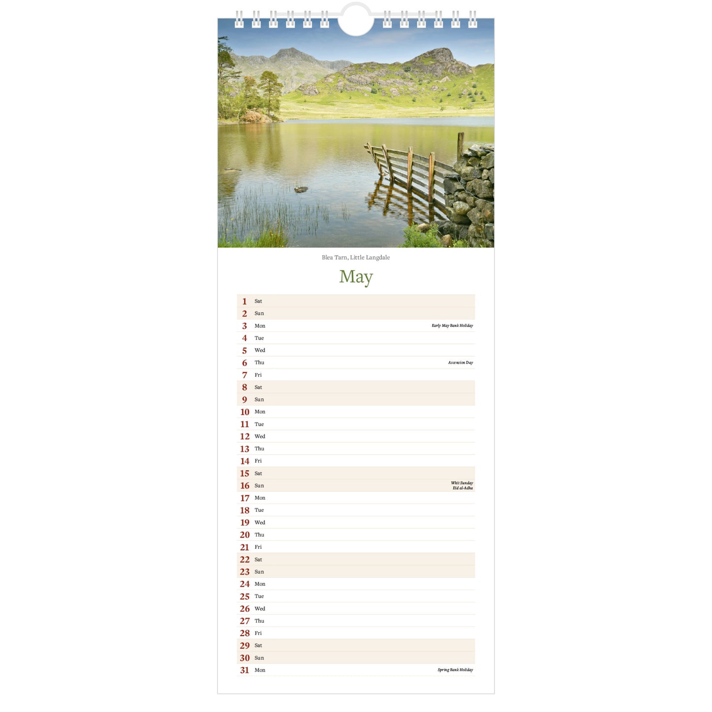 Lake District Images Calendar 2027 - May (Blea Tarn)