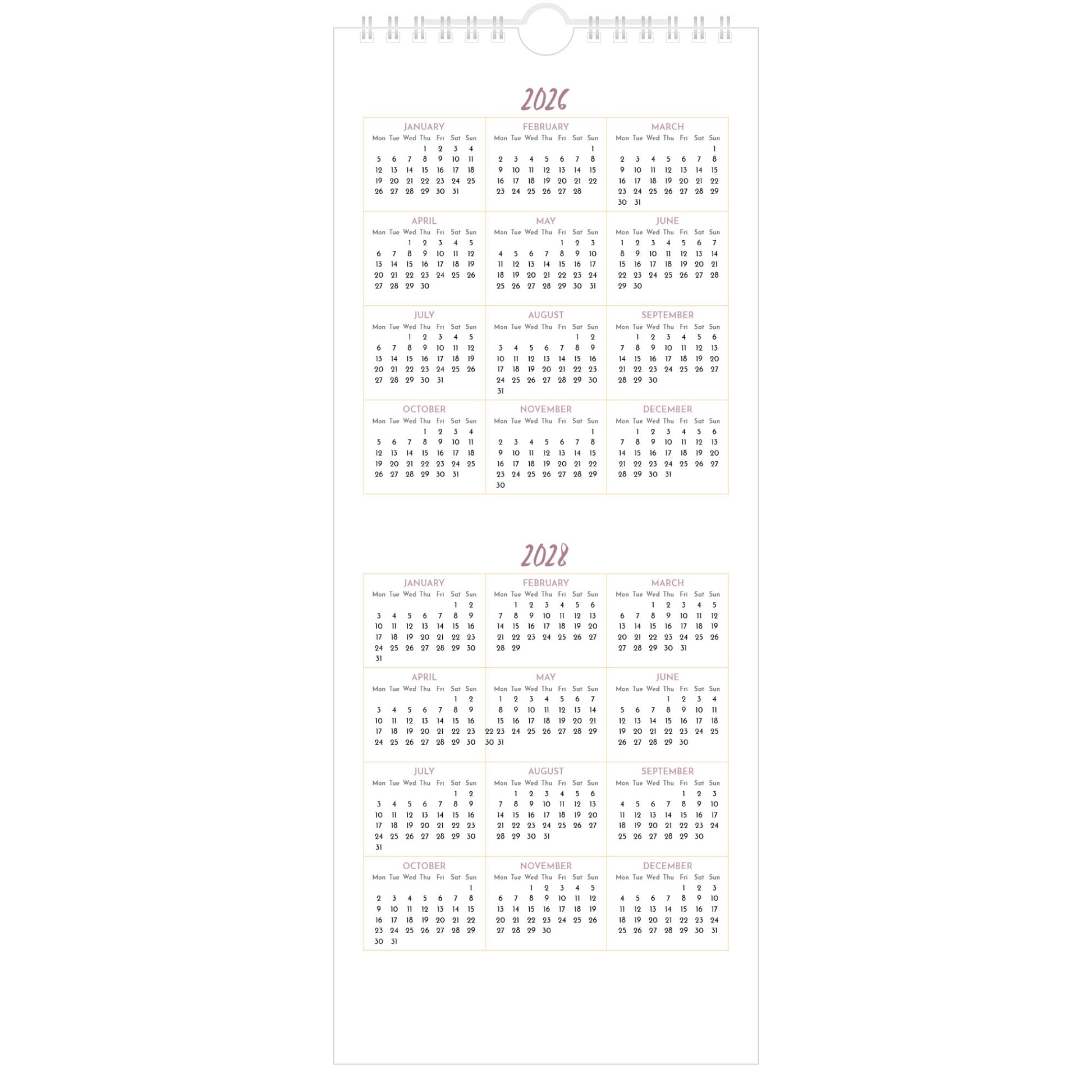 Lake District Watercolours Calendar 2027 - Quickview Page