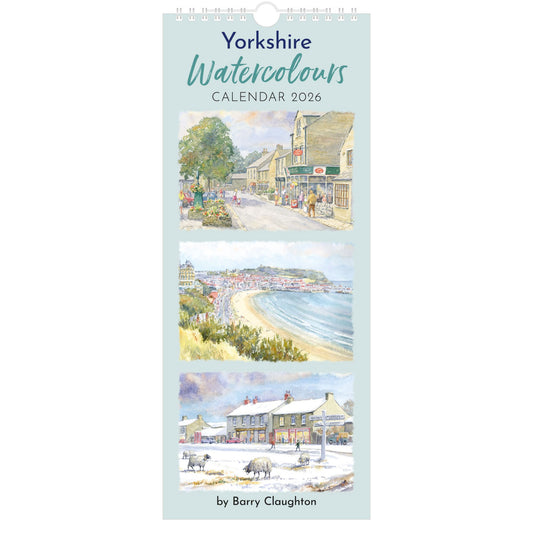 2026 Yorkshire Watercolours Calendar – Cover
