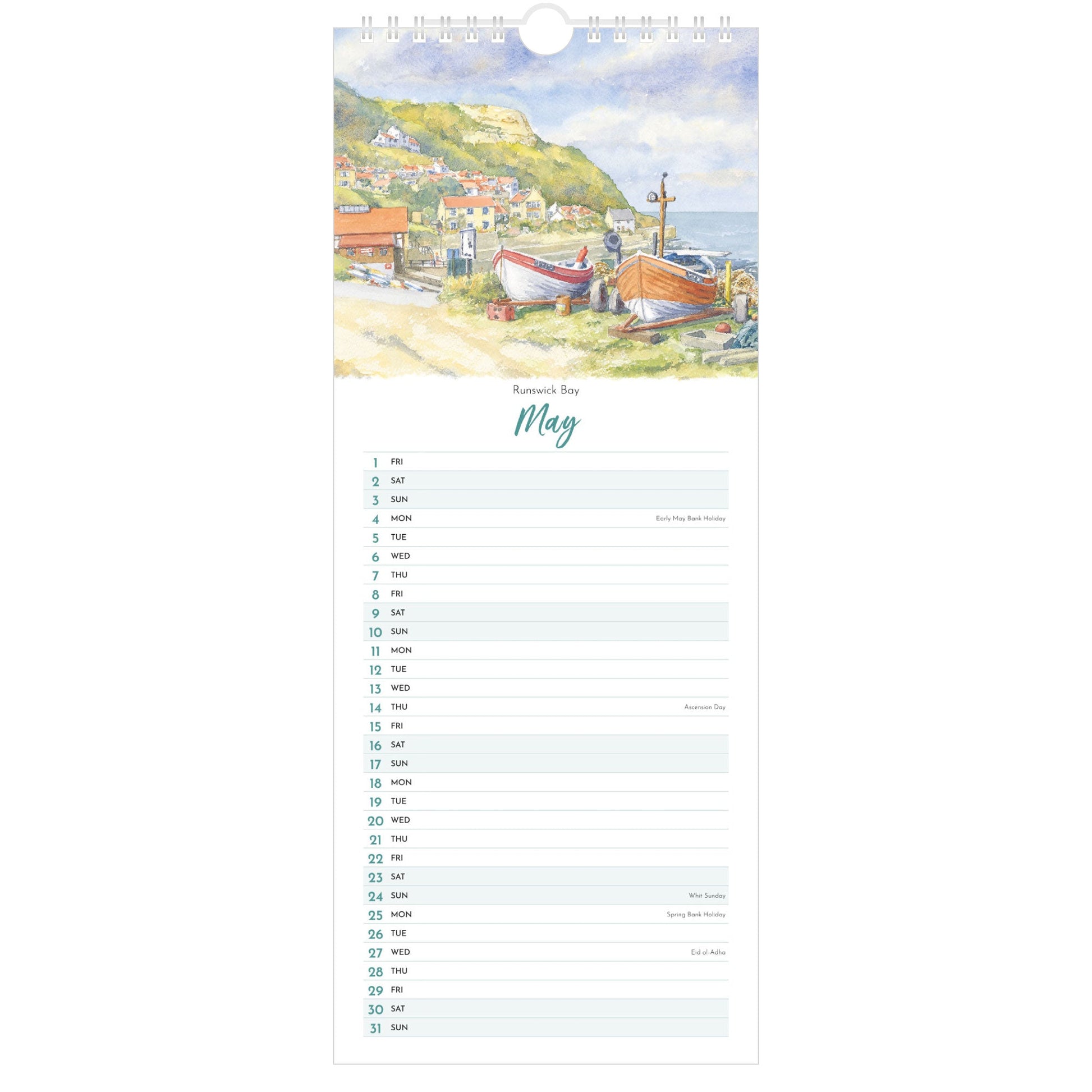 2026 Yorkshire Watercolours Calendar –  May
