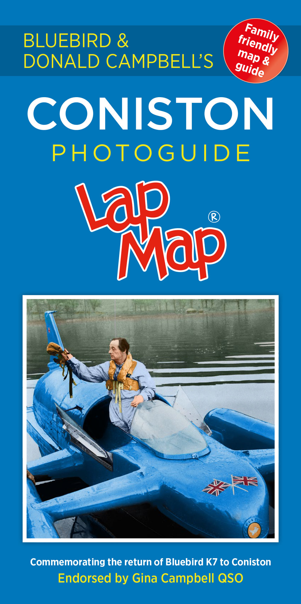 Donald Campbell's Coniston Photoguide Lap Map