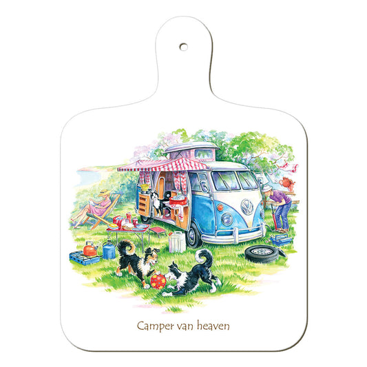 "Camper Van Heaven" Chopping Board | Great Stuff from Cardtoons