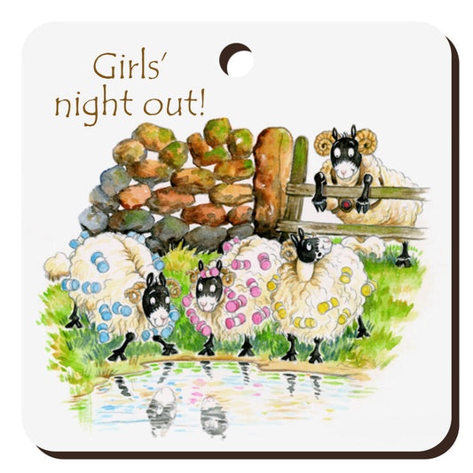 "Girls' Night Out" Keyring | Great Stuff from Cardtoons