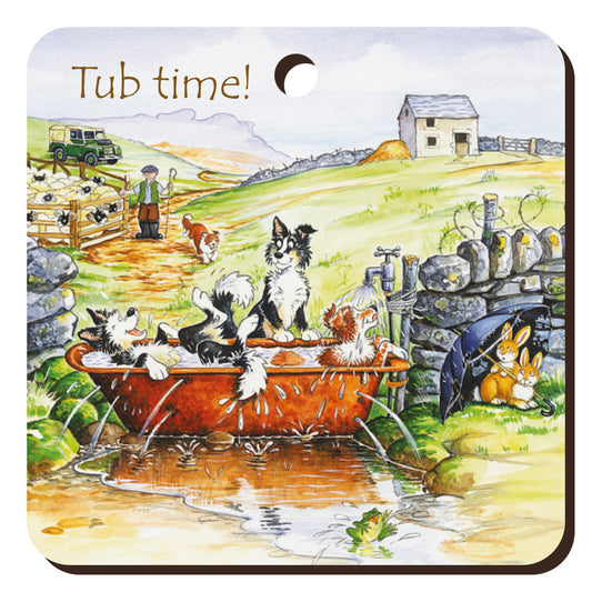 "Tub Time" Keyring | Great Stuff from Cardtoons