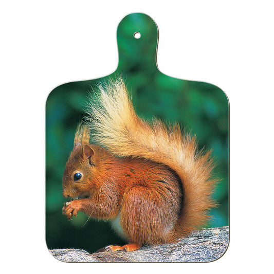 Red Squirrel chopping board - Great Stuff from Cardtoons