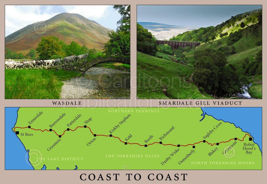 Wasdale & Smardale Gill Postcard | Great Stuff from Cardtoons