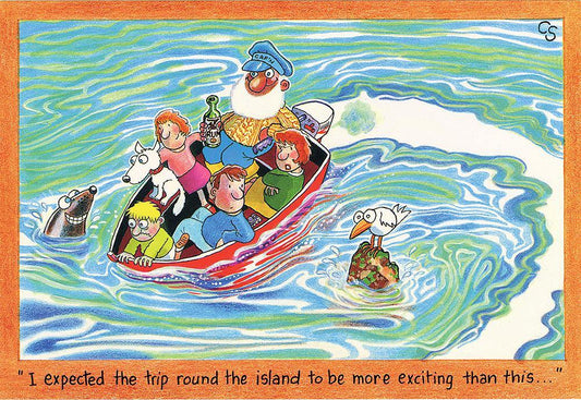 "A Trip Round The Island" Postcard | Great Stuff from Cardtoons