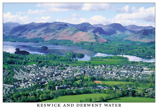 Keswick and Derwent water postcard | Great Stuff from Cardtoons