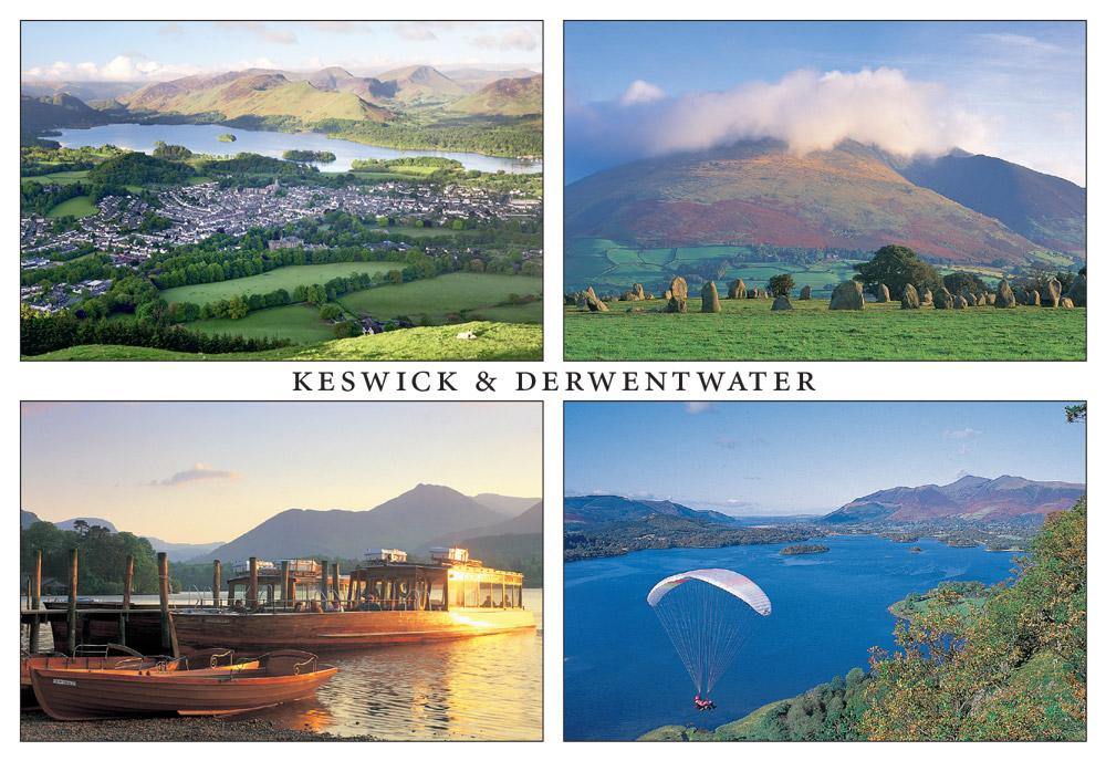 Keswick & Derwentwater postcard | Great Stuff from Cardtoons