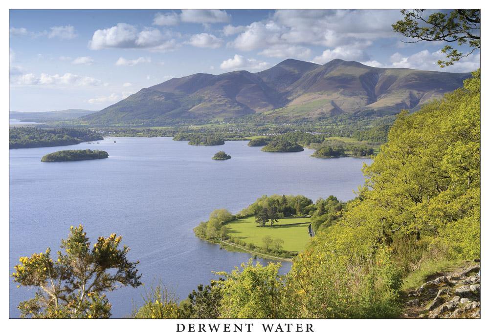 Derwent Water & Skiddaw postcard | Great Stuff from Cardtoons