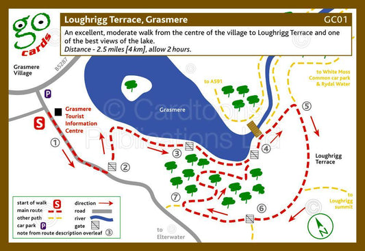 Loughrigg Terrace, Grasmere Walk | Great Stuff from Cardtoons