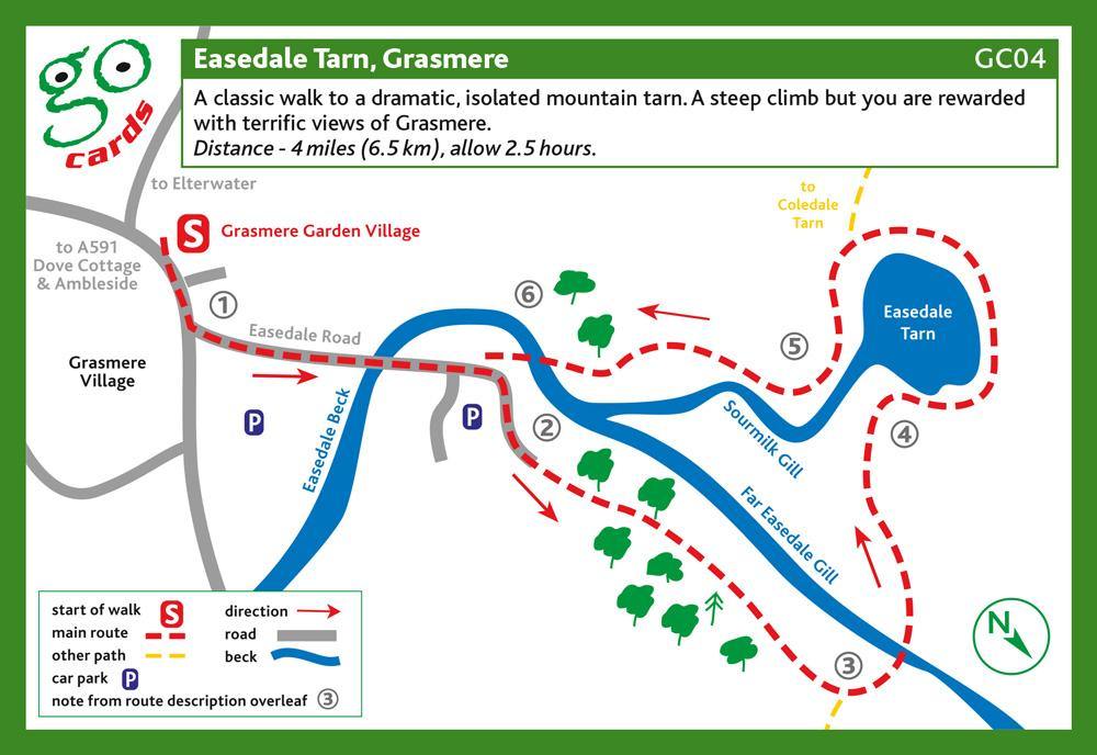 Easedale Tarn, Grasmere Walk | Great Stuff from Cardtoons