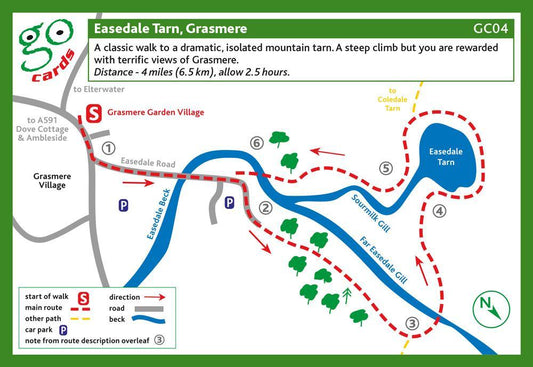 Easedale Tarn, Grasmere Walk | Great Stuff from Cardtoons