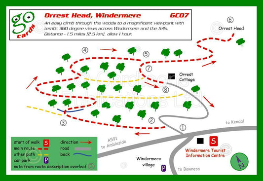 Orrest Head, Windermere Walk | Great Stuff from Cardtoons