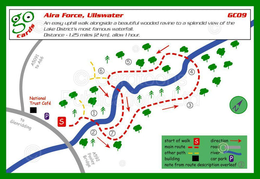 Aira Force, Ullswater Walk | Great Stuff from Cardtoons