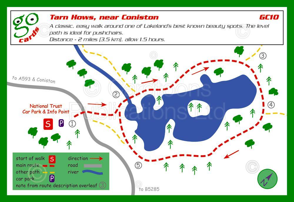 Tarn Hows, near Coniston Walk | Great Stuff from Cardtoons