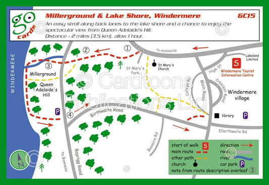 Millerground & Lake Shore, Windermere Walk | Great Stuff from Cardtoons