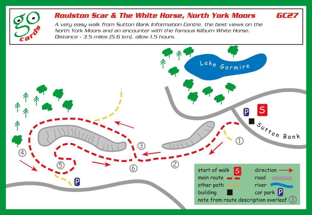 Roulston Scar & The White Horse Walk | Great Stuff from Cardtoons